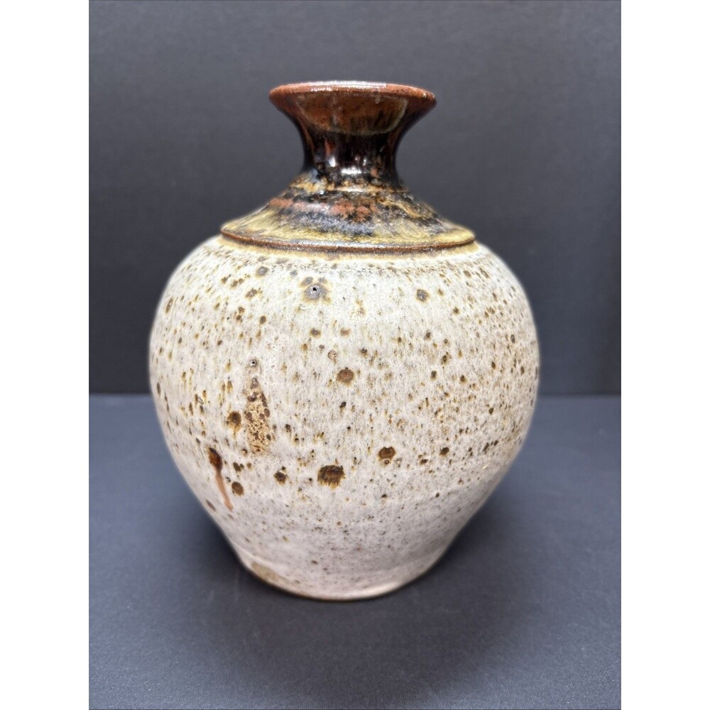 Tokkuri Style Sake Bottle Japanese Pottery